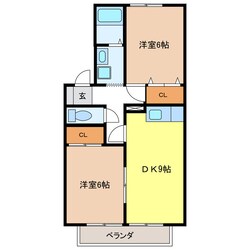 コンフォートＭの物件間取画像